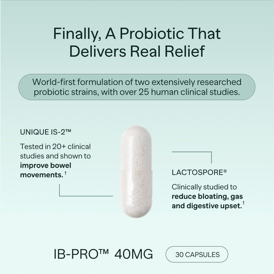 Close-up of MIOME IB-PRO capsules for easy daily use.