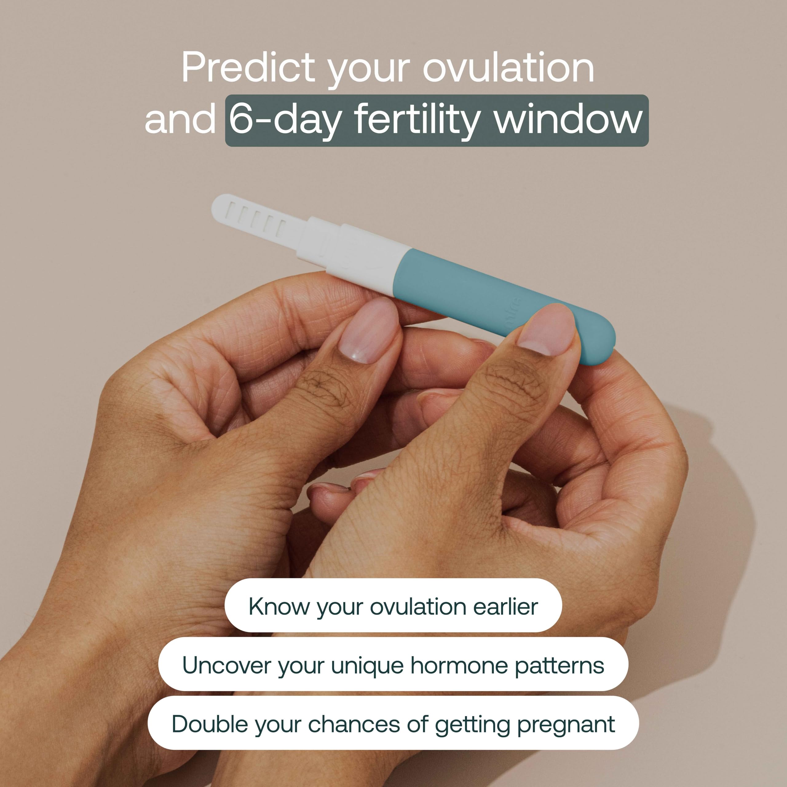 Mira app interface syncing fertility data via Bluetooth