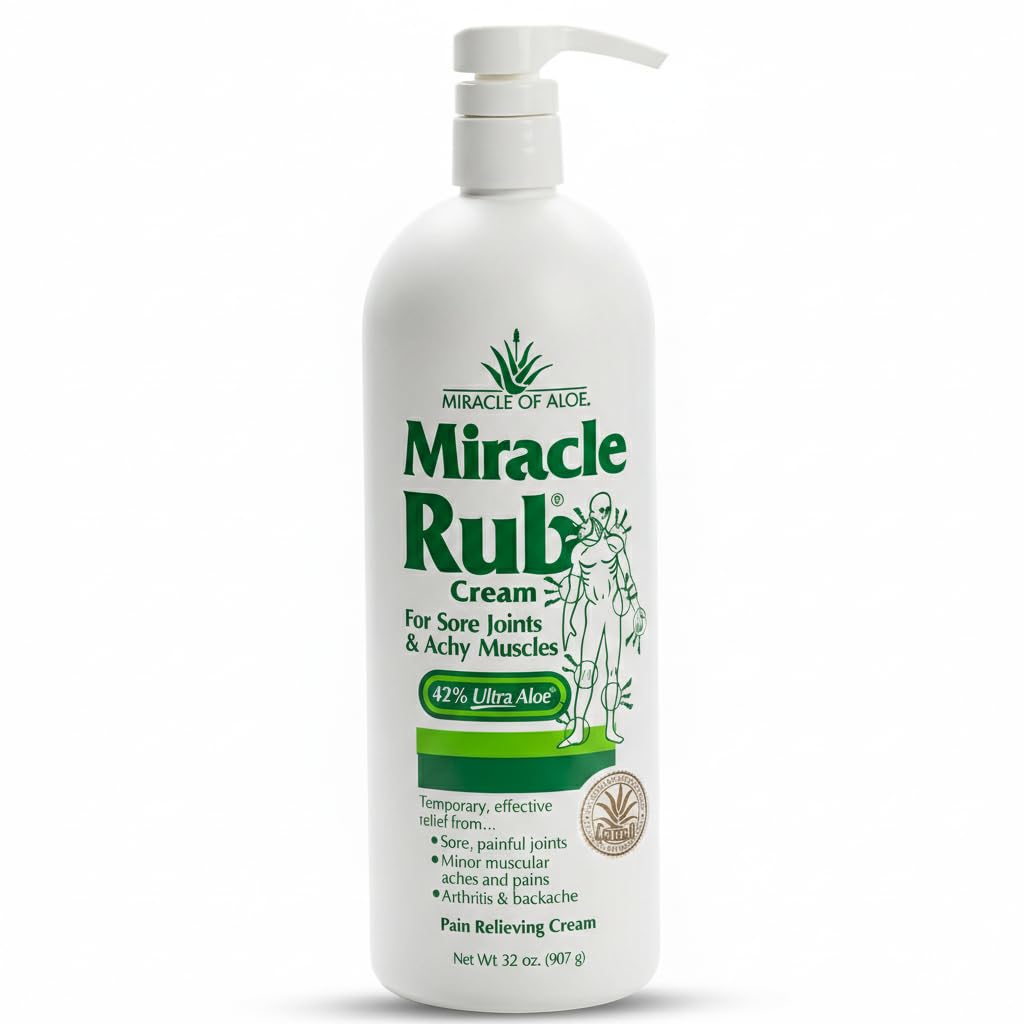 Miracle of Aloe Miracle Rub bottle front for quick relief
