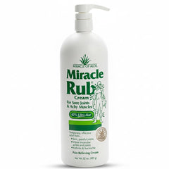 Miracle of Aloe Miracle Rub bottle front for quick relief