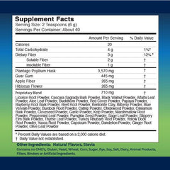 Prepared Miracles of Health Pura Cleanse II drink in a glass for daily use.