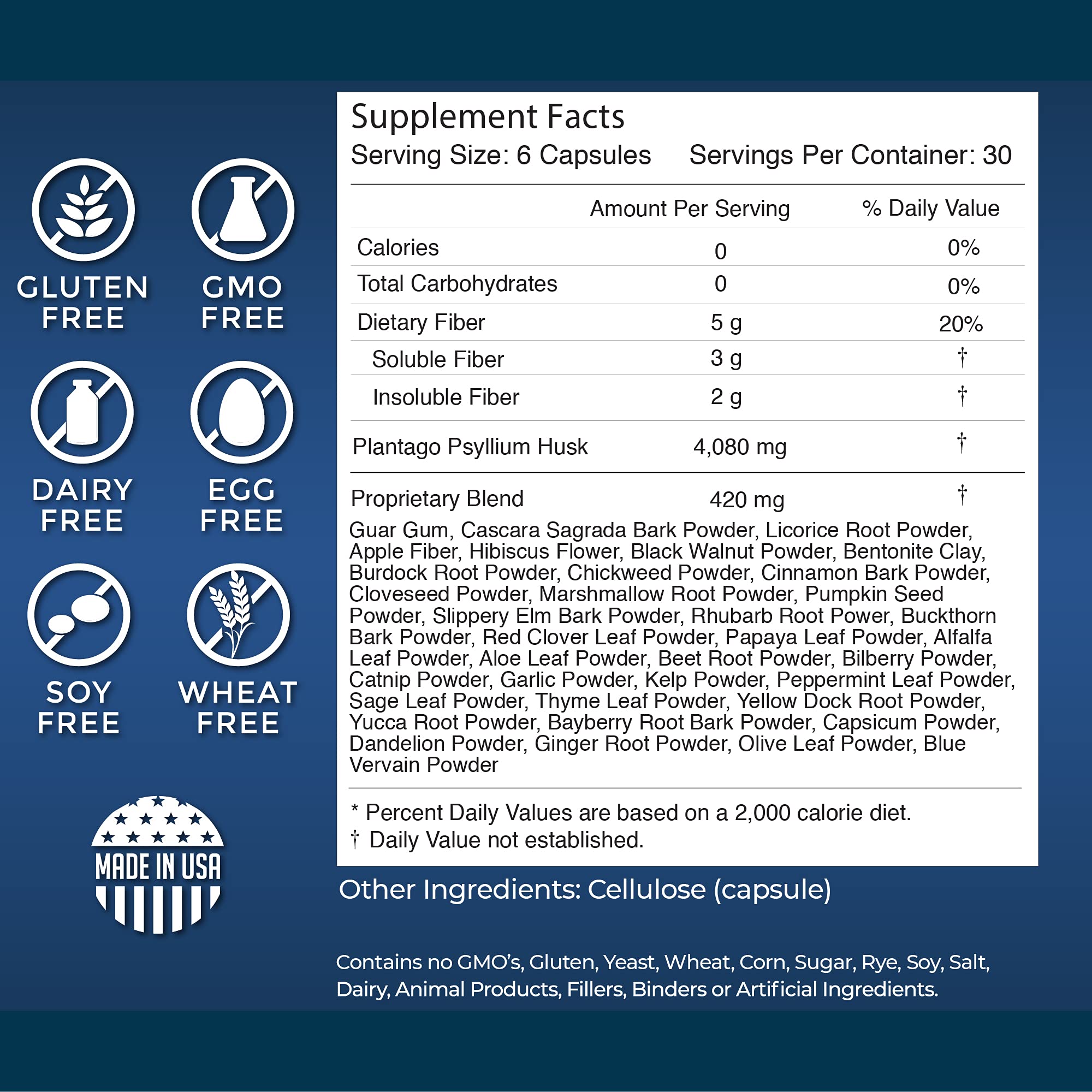 Miracles of Health Pura Cleanse label closeup highlighting herbs and detox-friendly features