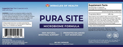 Miracles of Health Pura Site use-case context for gut wellness.