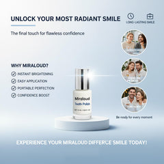 Miraloud Tooth Polish drying step before application supports even coverage.