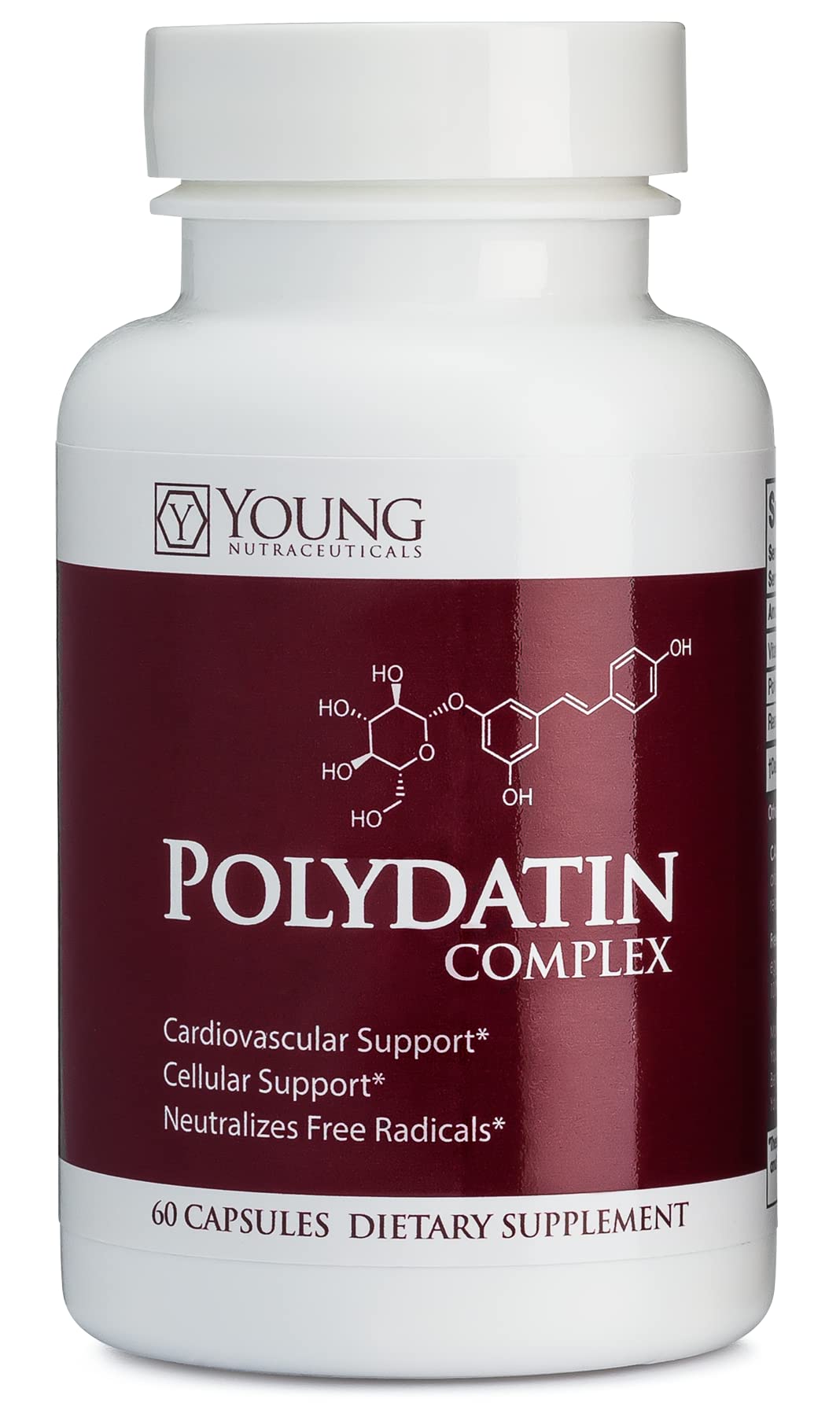 Mirica YoungNutra polydatin bottle front for daily wellness