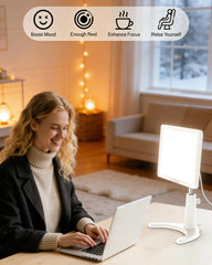 MirthSip lamp offers 5 brightness levels and 5 color temperatures for versatility
