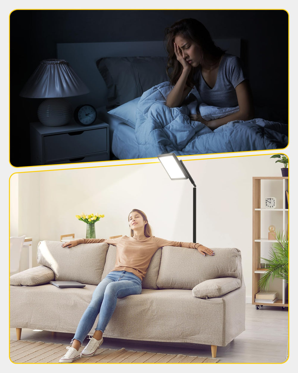 MirthSip Sunlight Lamp five modes for reading and work tasks.