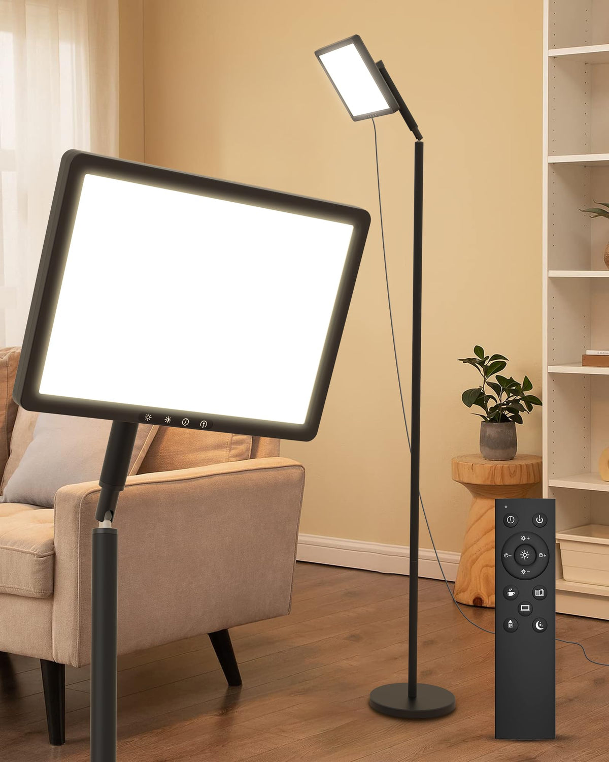 MirthSip Sunlight Lamp front view for bright home lighting and productivity.
