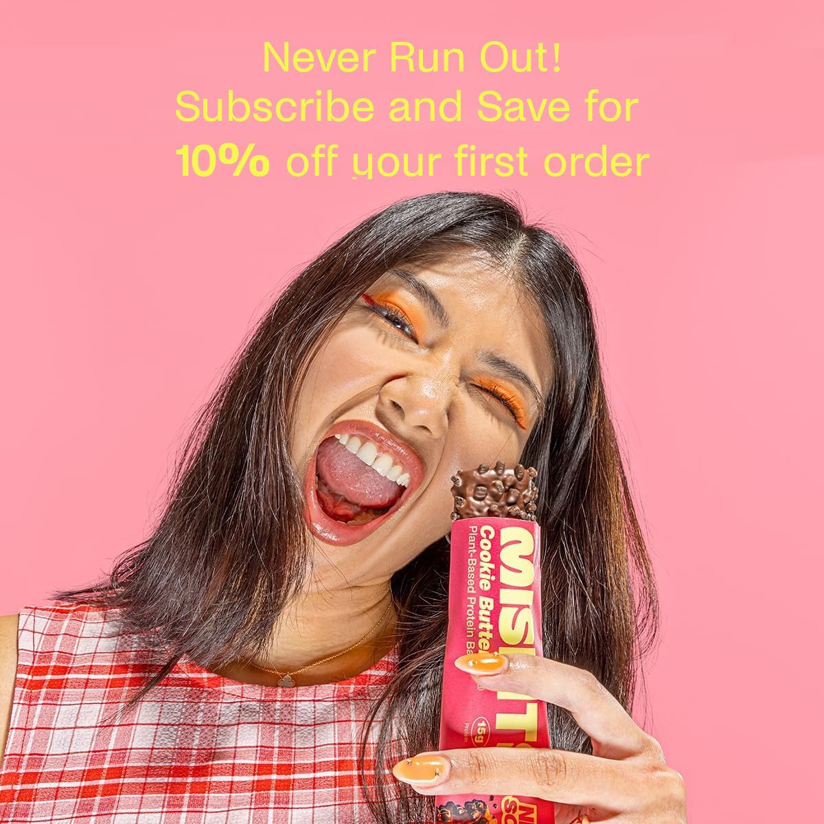 Misfits protein bar variety pack low sugar, fiber-rich snack