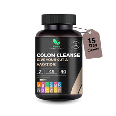 Mishas Colon Cleanse bottle front view highlighting gut support.