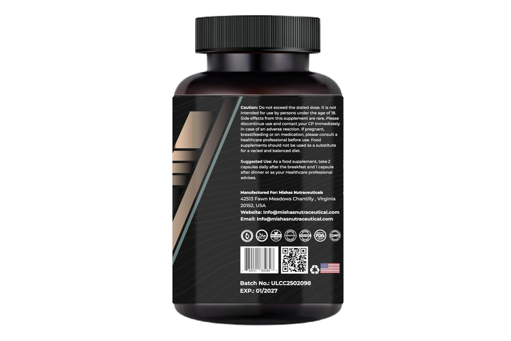 Mishas Colon Cleanse capsules arranged for daily digestive support.