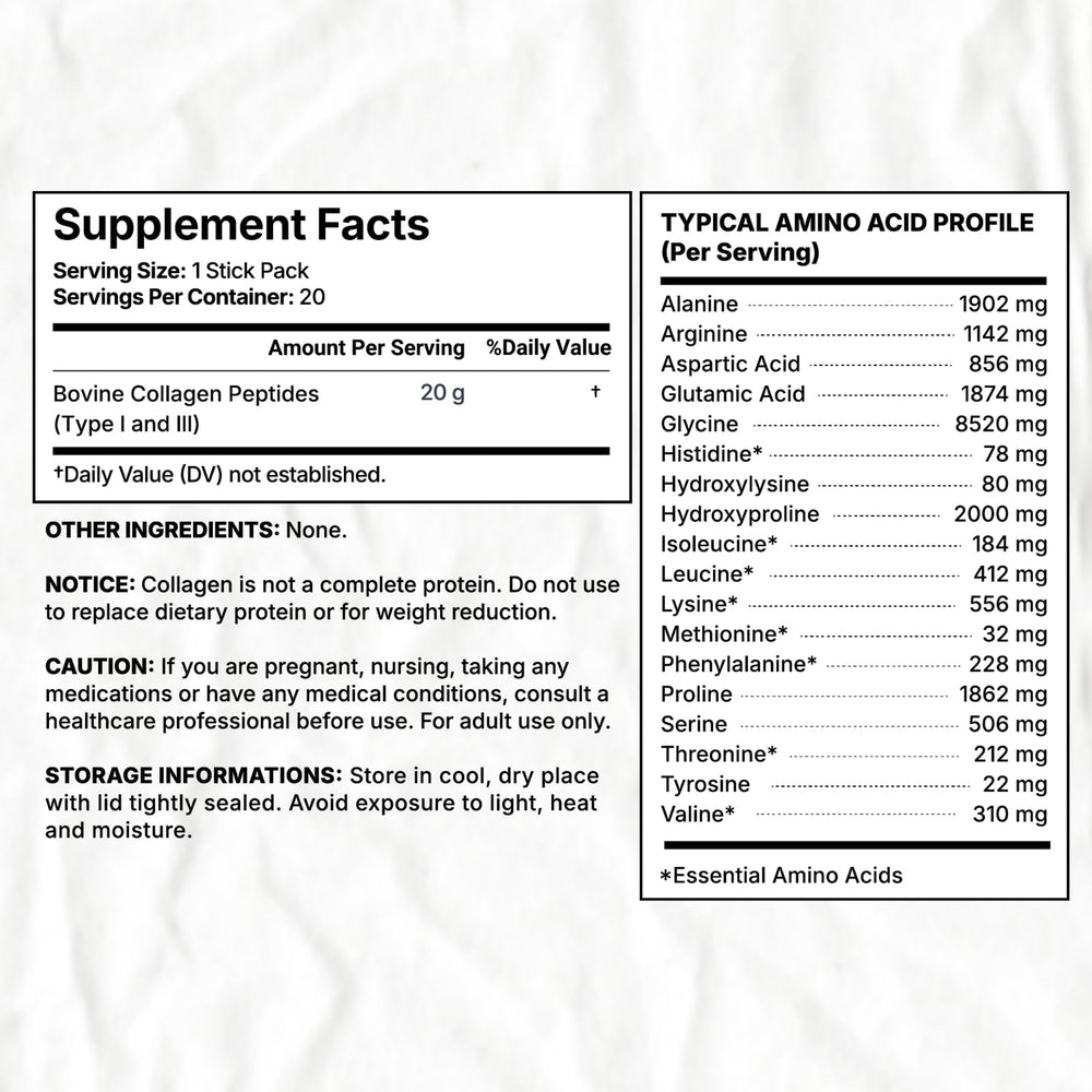 MISS PEP Collagen Peptides premium sourcing from grass-fed cattle for quality.