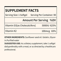 MISS PEP sunflower oil ingredient highlights fat-soluble vitamin absorption.