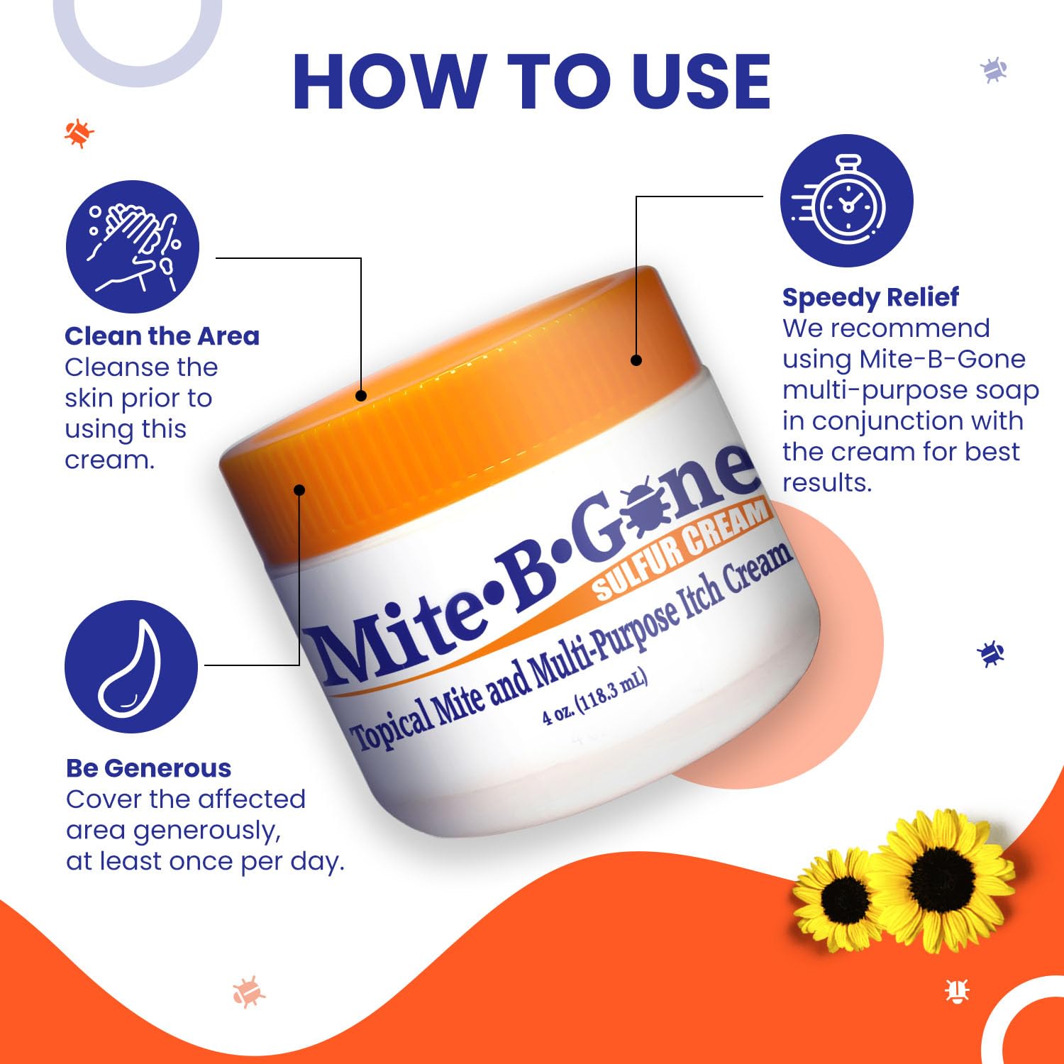Mite-B-Gone natural ingredients with botanicals promoting skin comfort