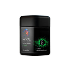 MitoQ +Joint bottle with capsules shown for daily joint support