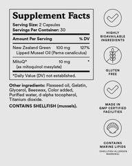 MitoQ +Joint softgel capsules ready for daily use