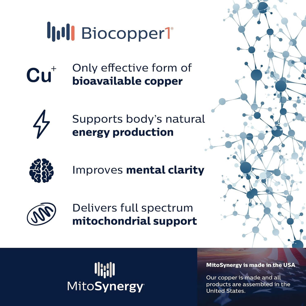 Packaging box for BioCopper1 highlighting convenient Lyme support routine.