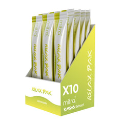 Mitra9 Kava Drink Mix Lemonade stick pack for fast, on-the-go relaxation.