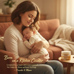 Mitrophics Honey Eczema Cream shown during nighttime routine for potential sleep-friendly relief.