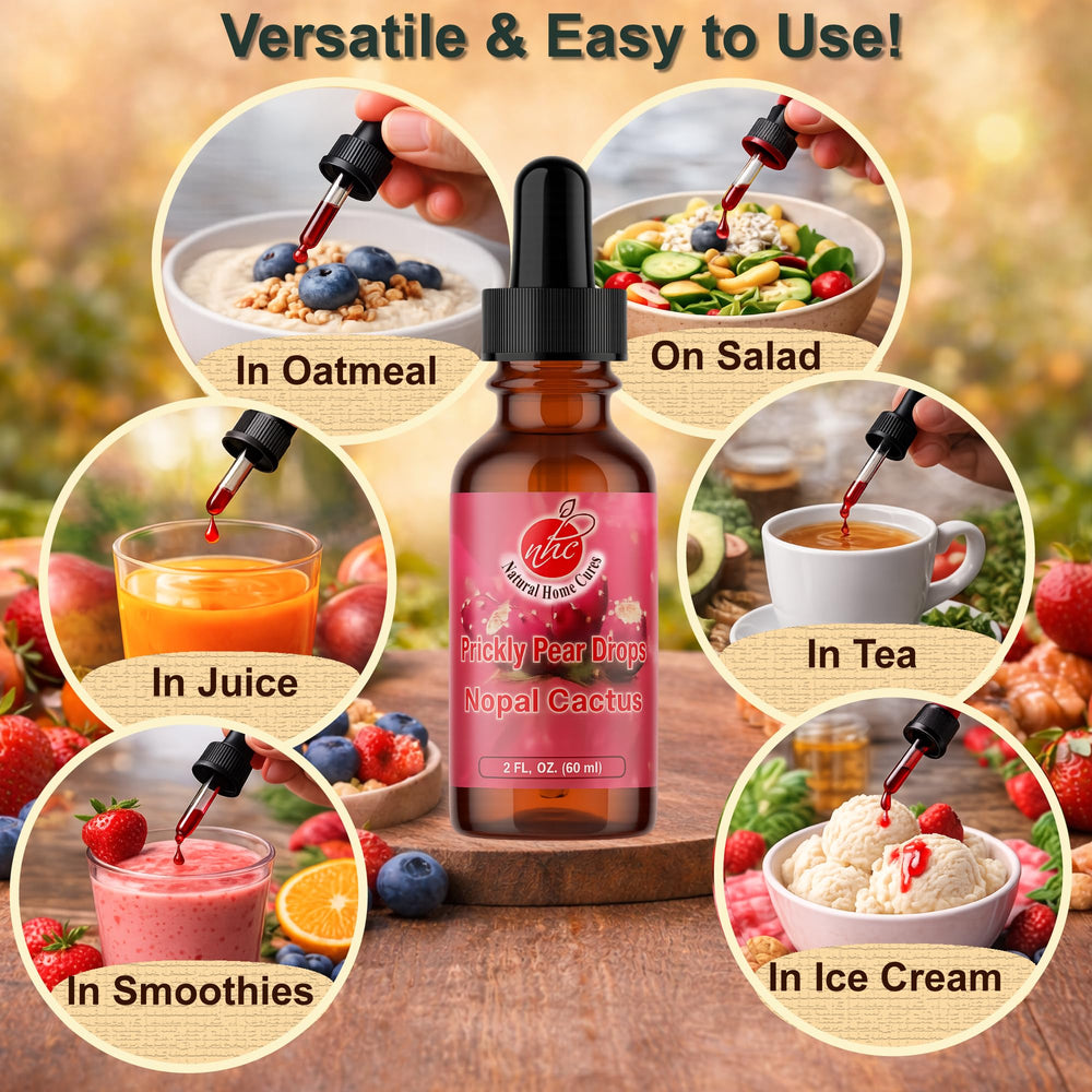 Drops mixed into water or juice for easy consumption