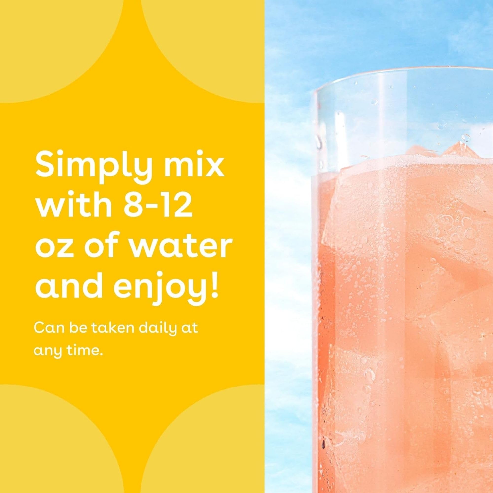 Mixhers Focus pineapple-berry flavor visual suggests tasty, caffeine-free hydration boost.