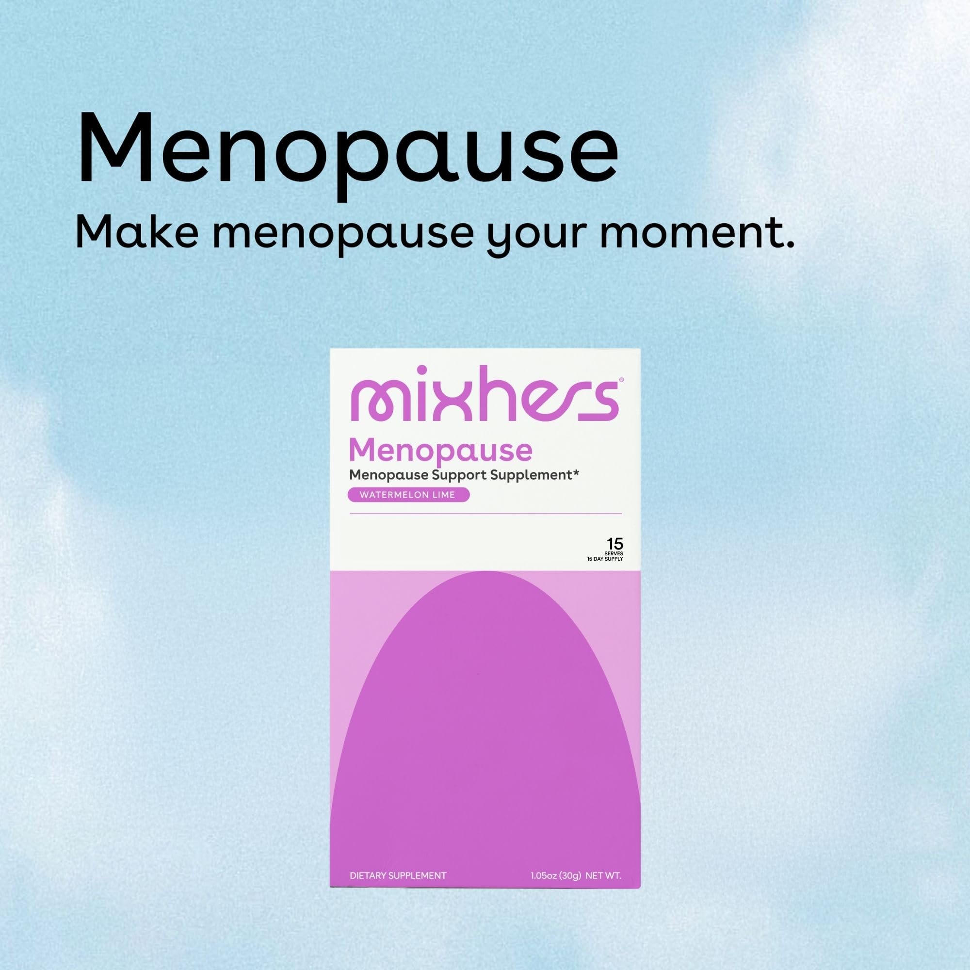 Mixhers Menopause black cohosh extract supports hormonal balance naturally.