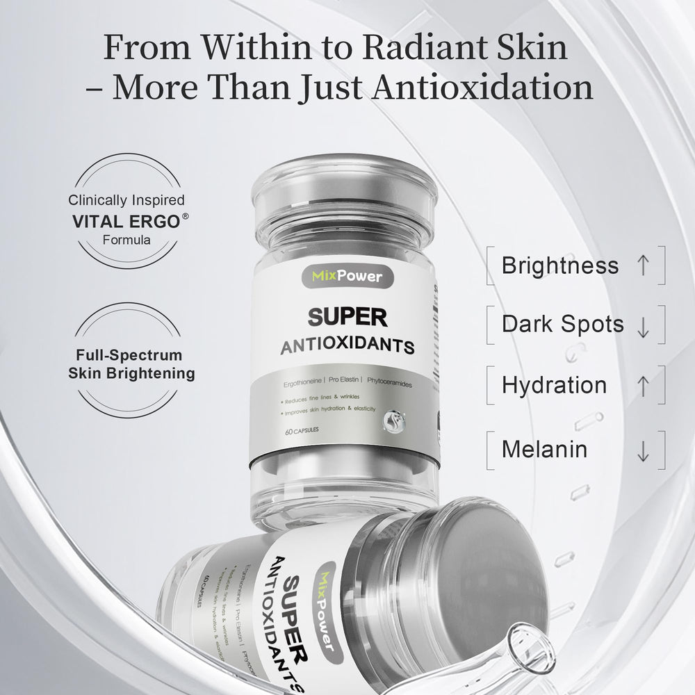 MixPower daily-use routine illustration invites simple skincare
