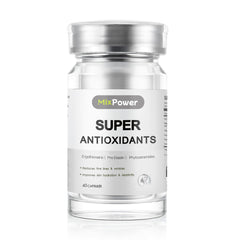 MixPower ergothioneine 50mg bottle close-up for skin support