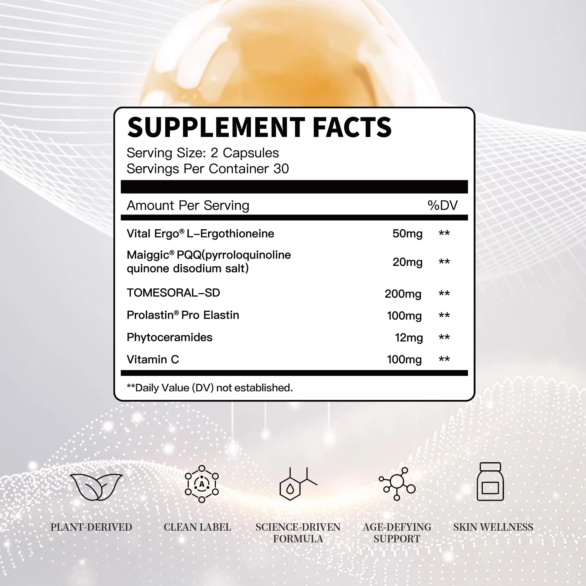 MixPower white tomato extract detail suggesting brightening ingredients