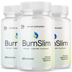 MJO Burn Slim capsules bottle front supports an active lifestyle.