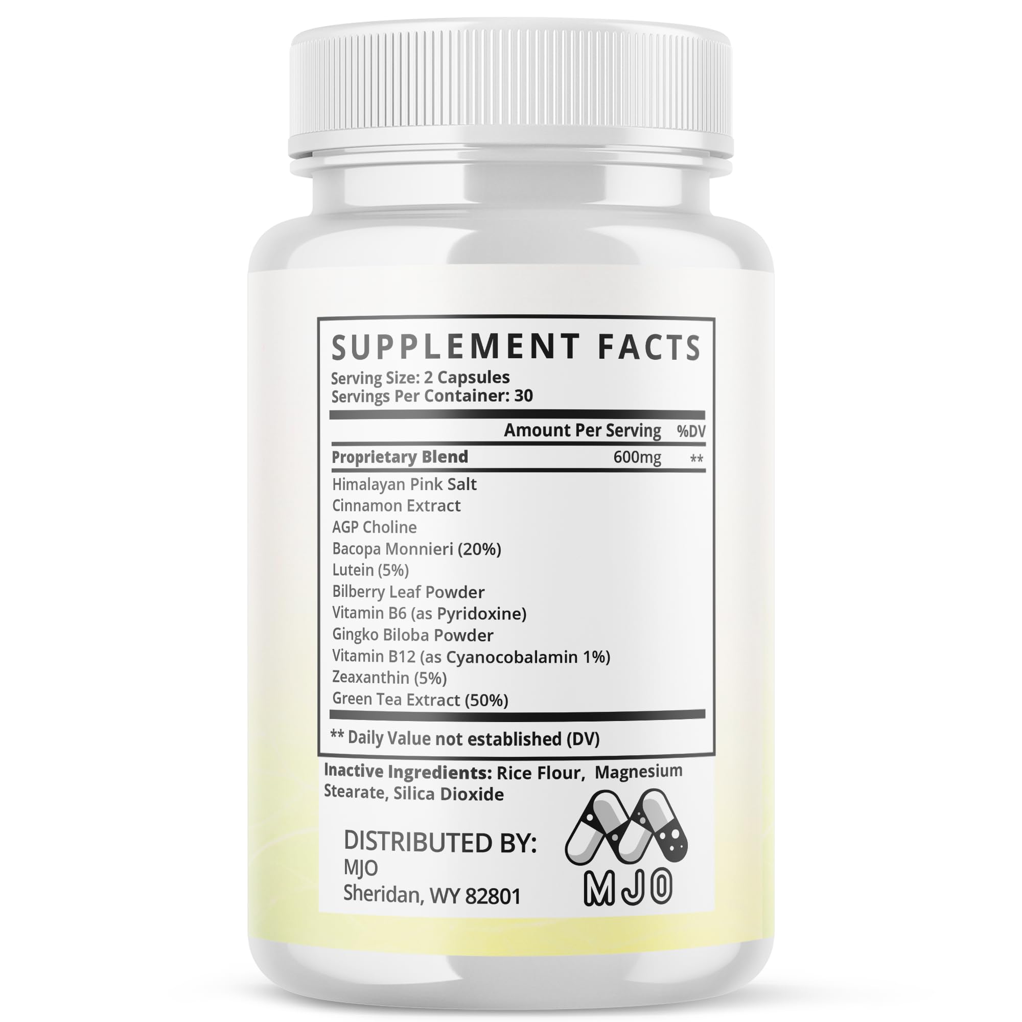 MJO Burn Slim capsules ready-to-ship packaging conveys reliable wellness support.