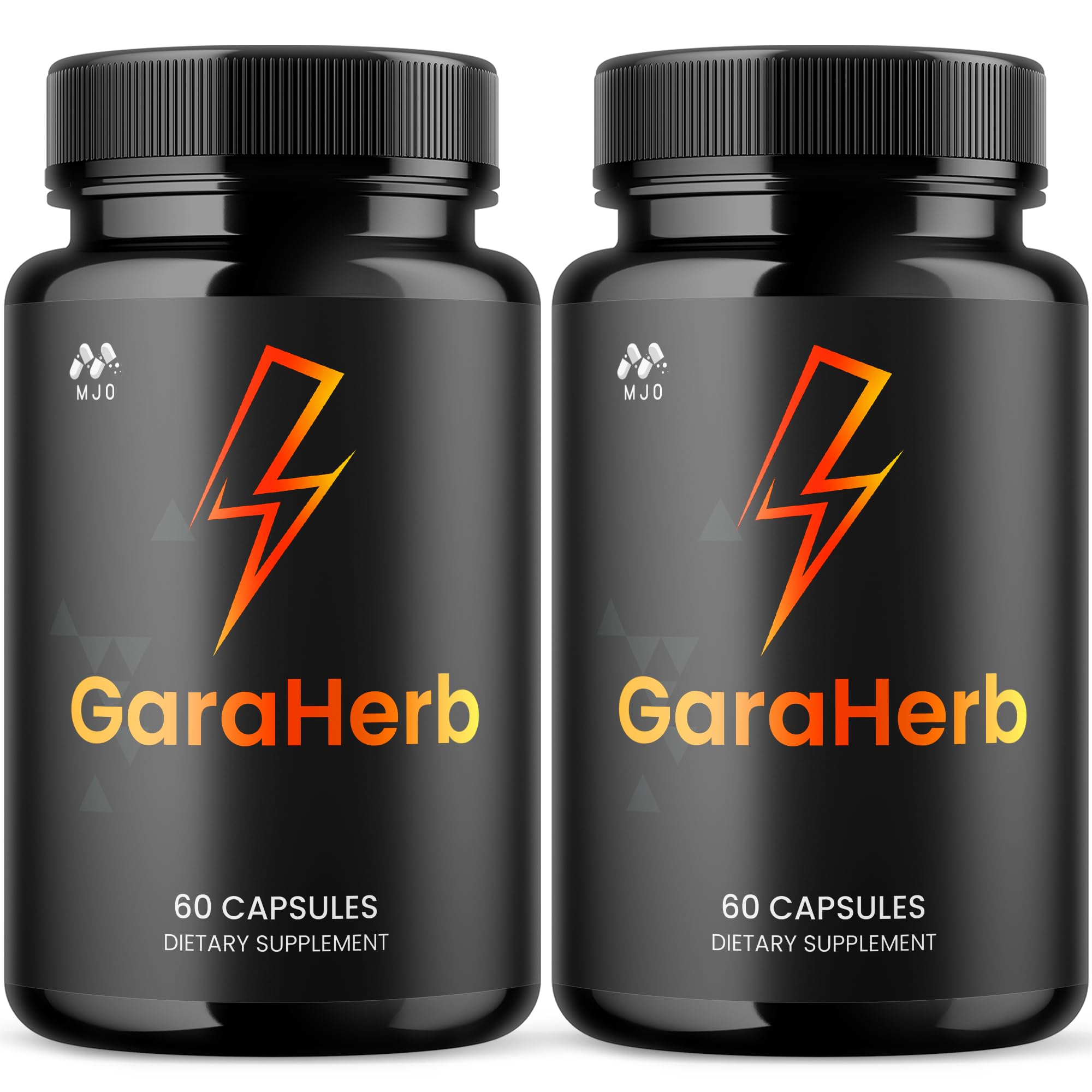MJO GaraHerb capsules two-pack bottle front for convenient daily wellness