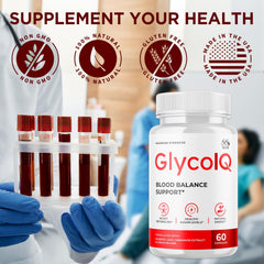 MJO Glyco IQ capsules in a morning routine setup
