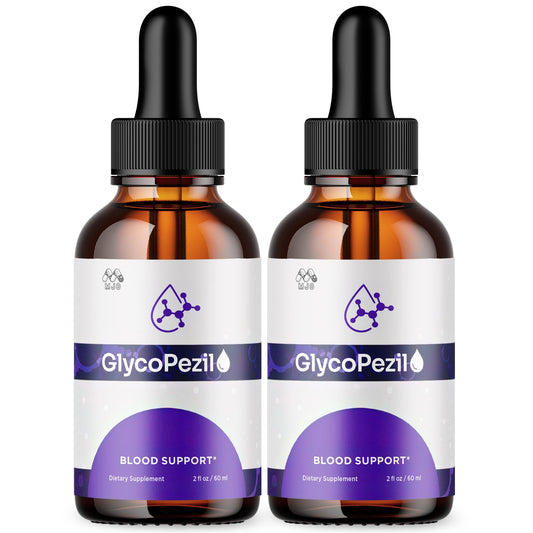 MJO Glycopezil Drops front bottle with branding for natural wellness