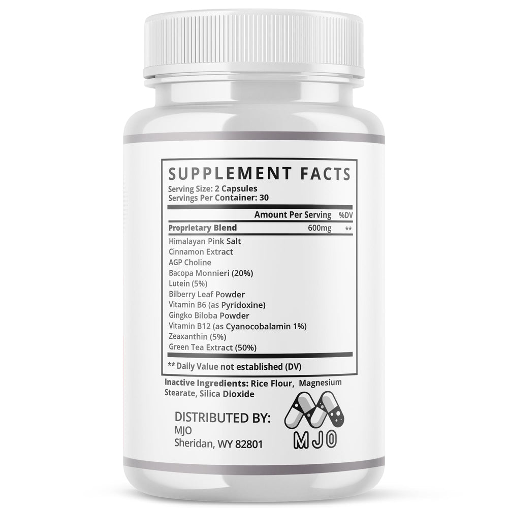 MJO HemoNexa capsules vegan-friendly packaging emphasizing plant-based ingredients