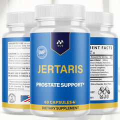 MJO Jertaris capsules closeup highlights natural ingredients for daily wellness support.