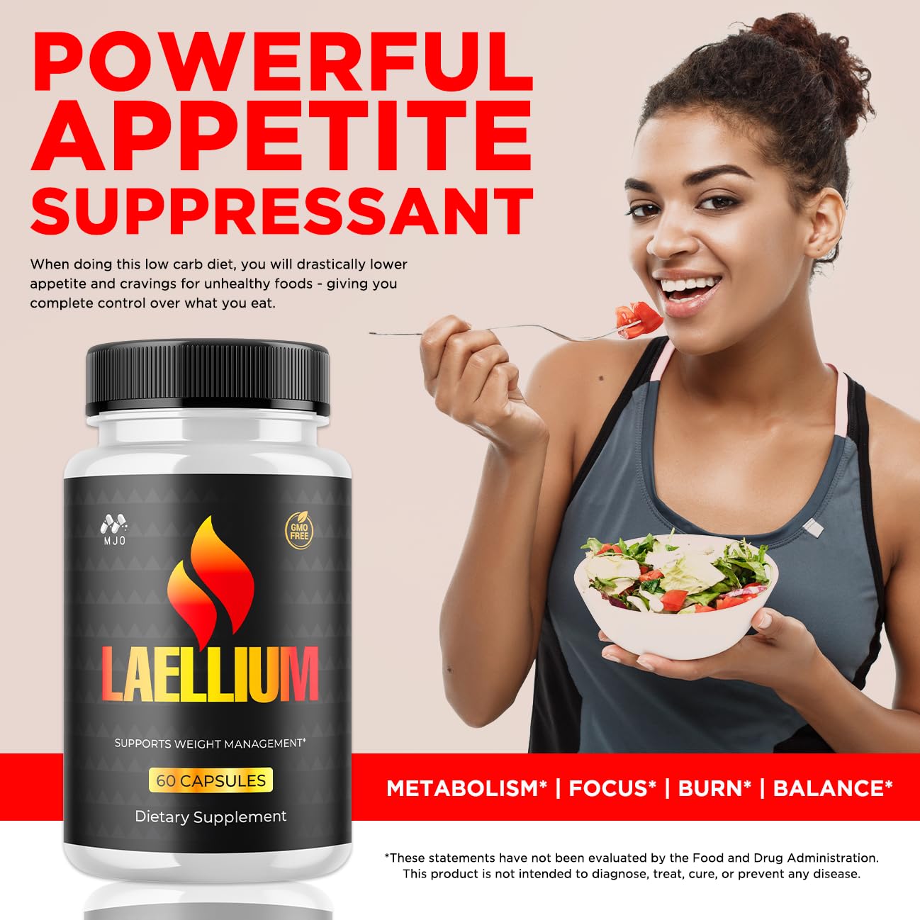 Three-pack Laellium Pills box on table for savings