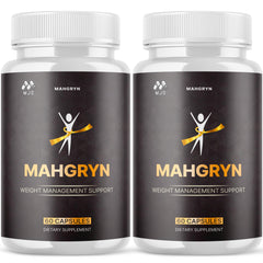 MJO Mahgryn capsules 2-pack front view for daily wellness support.