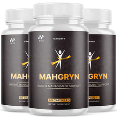 MJO Mahgryn capsules bottle front view for daily wellness routine