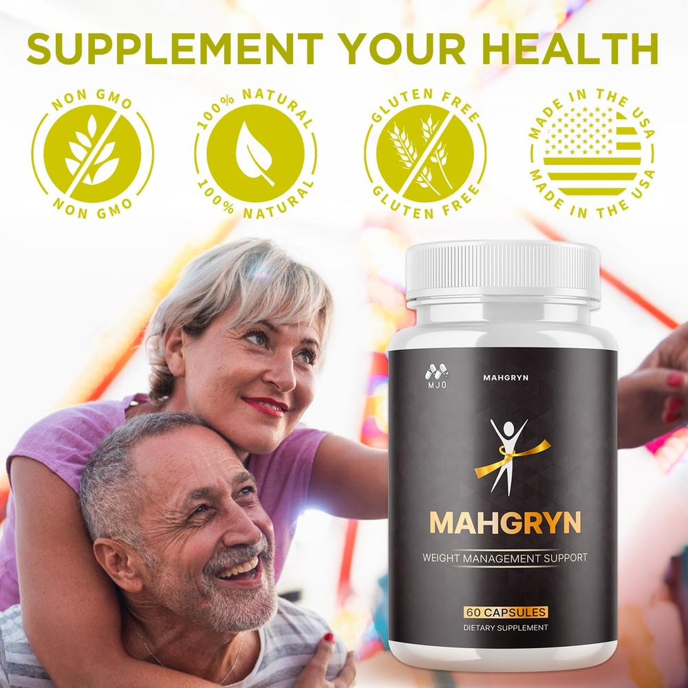 MJO Mahgryn capsules nutrition facts label showcase transparency.