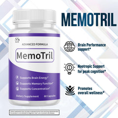 MJO Memotril packaging box on a clean surface for easy use.