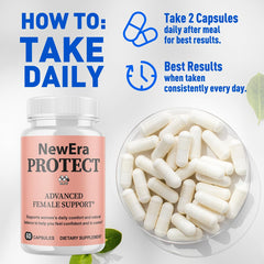 MJO New Era Protect capsules closeup reveals easy-to-take daily form
