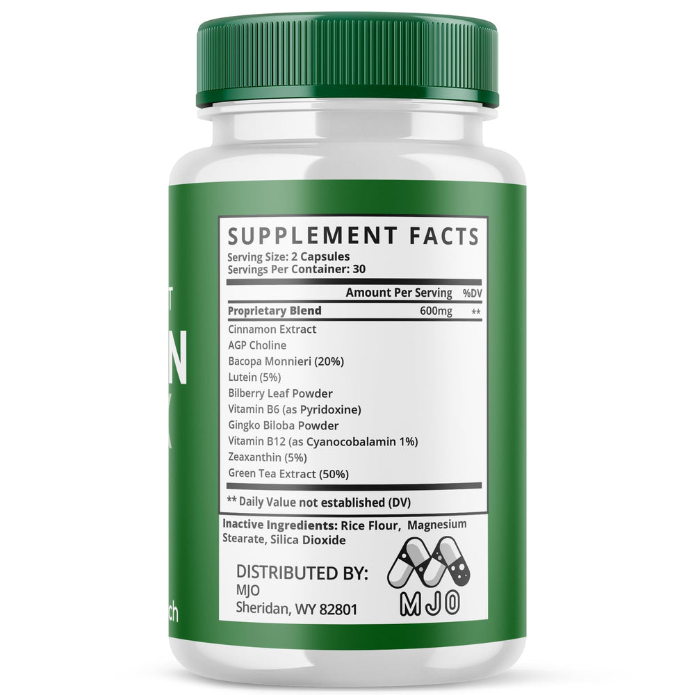 MJO Ozemburn Max bottle back with usage tips and storage guidance.