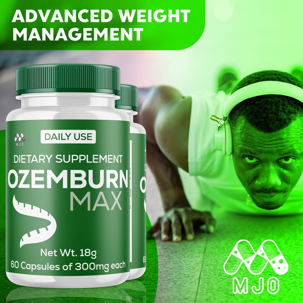 MJO Ozemburn Max packaging design ideal for active lifestyles.