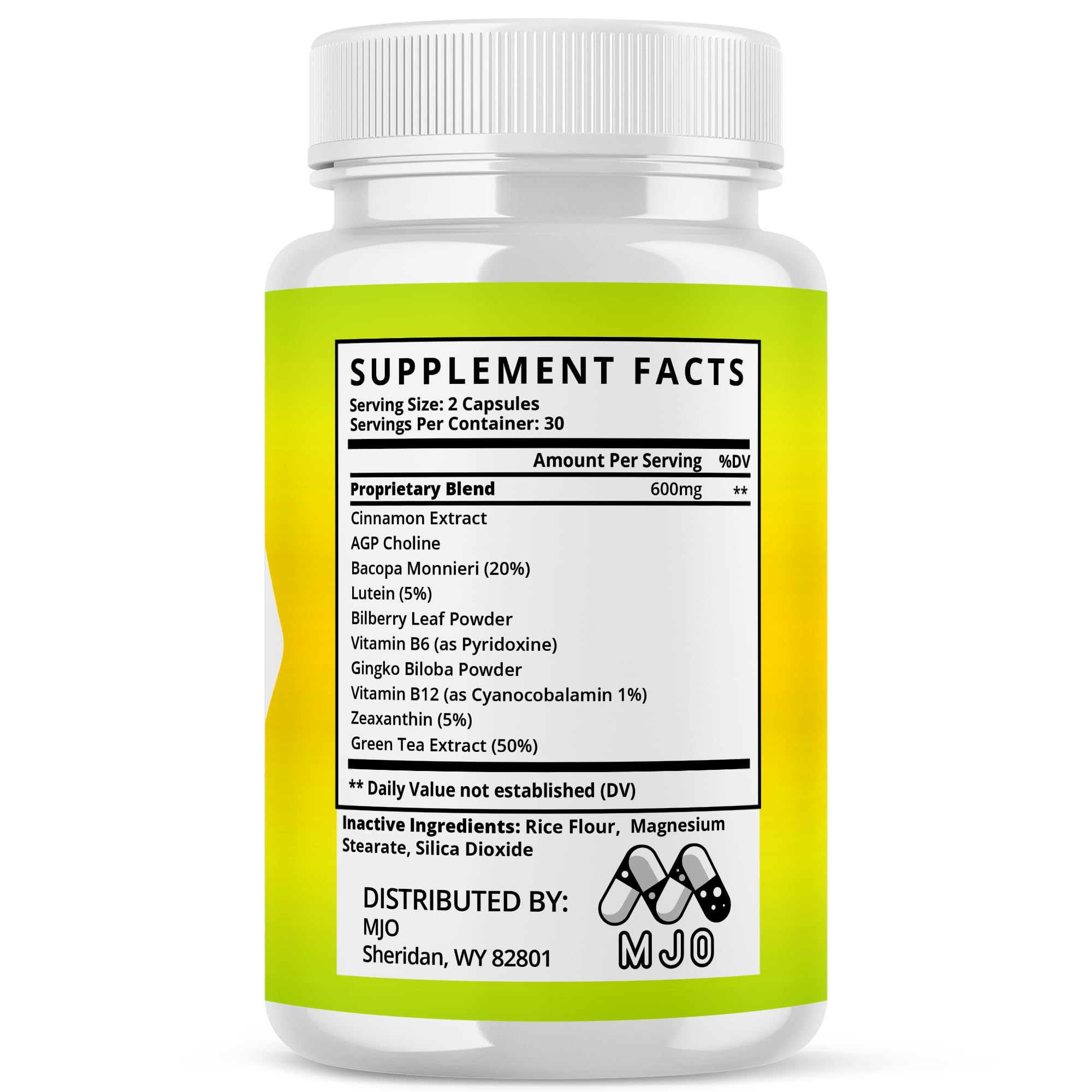 MJO Prozenith bottle on desk implies convenient at-home supplementation
