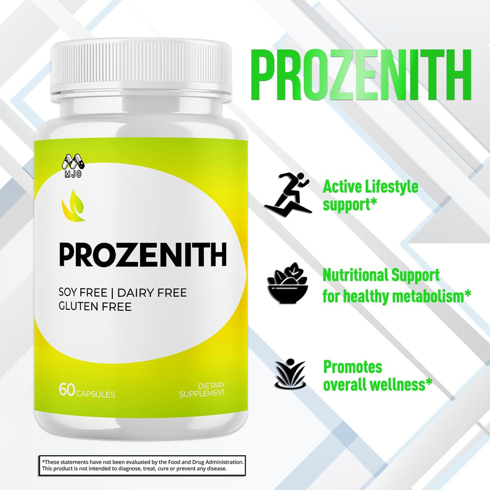 MJO Prozenith ingredients blend emphasizes natural vitamins and extracts