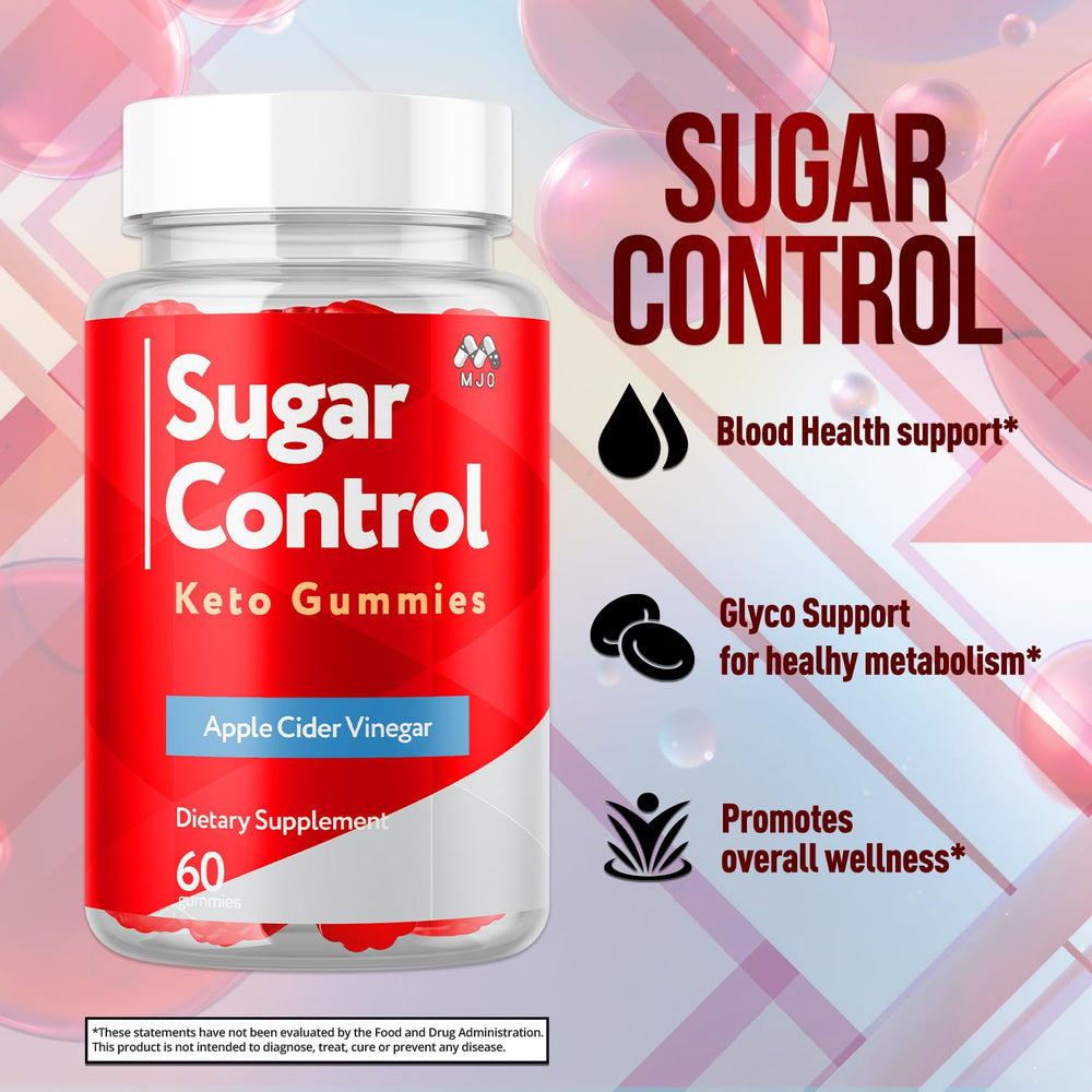 Close-up of SugarControl Apple Cider Vinegar gummies with apple flavor.