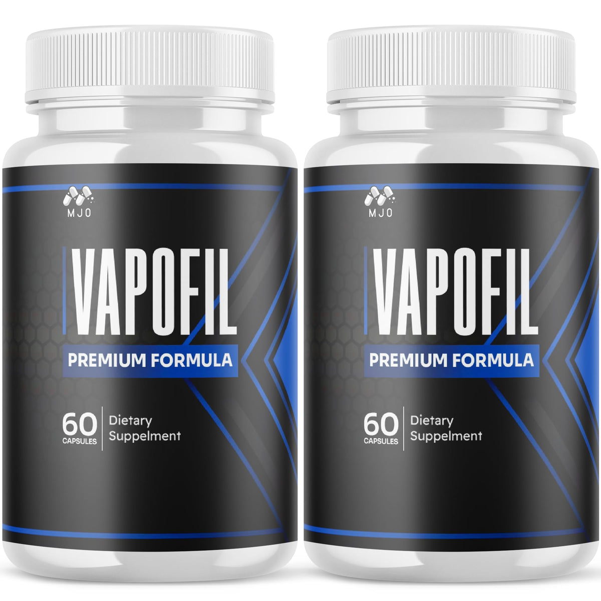MJO Vapofil 2-pack bottle front shows packaging for daily wellness support.