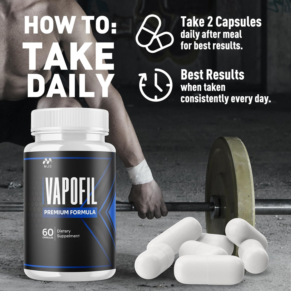 MJO Vapofil made-in-USA label closeup signaling quality manufacturing.