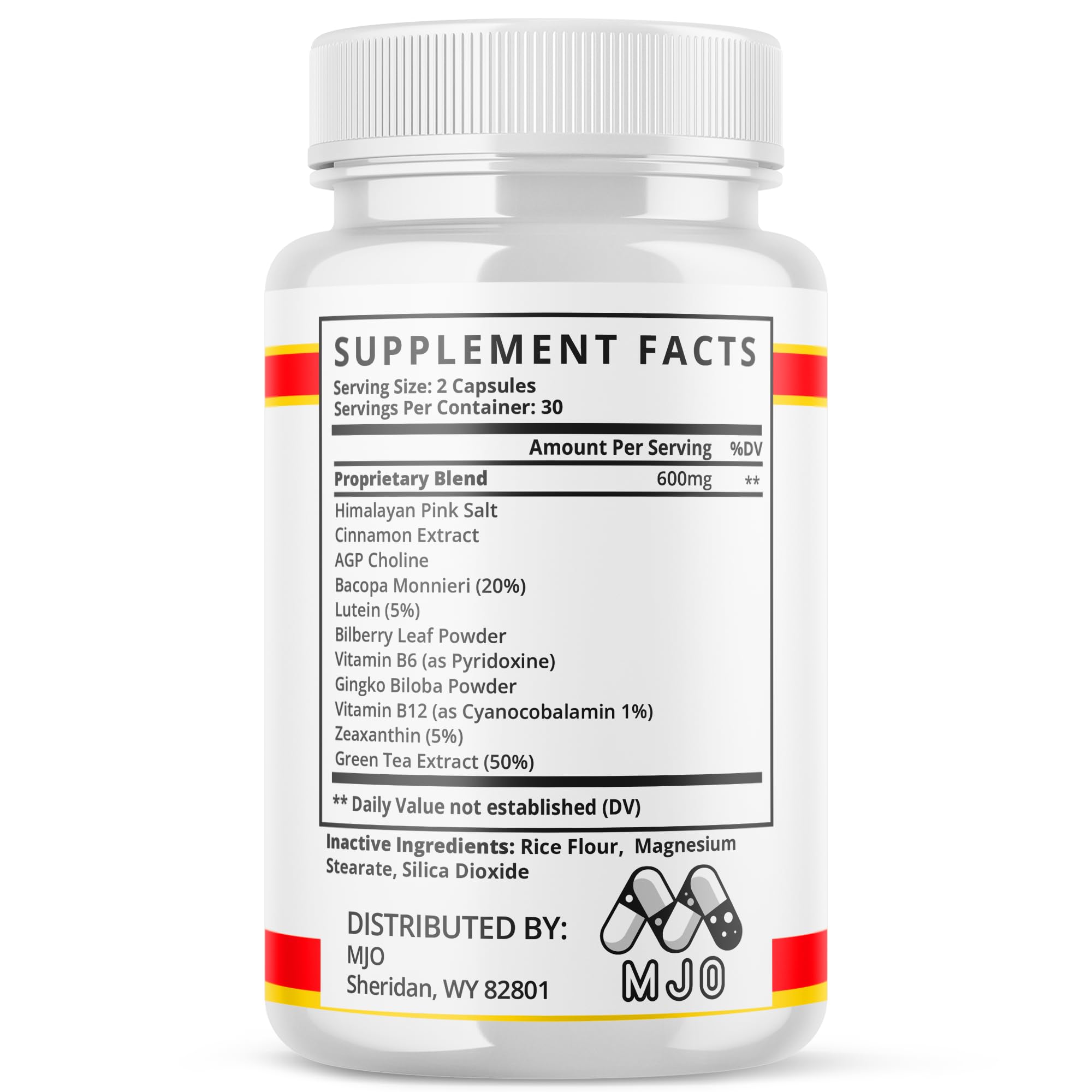MJO Vismax Revive 30 servings per bottle visual indicating steady daily use.